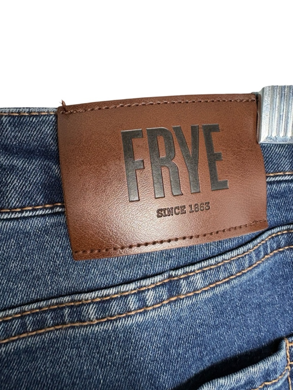 FRYE Classic Dark Blue Denim Jeans Size 12/31 -- PERFECT FOR EVERY CLOSET!!! - Picture 8 of 10